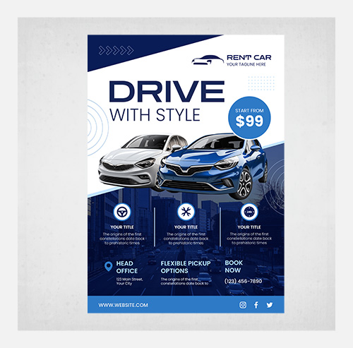 Orange square Advertising